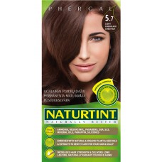 „Naturally Better“ ilgalaikiai plaukų dažai be amoniako, LIGHT CHOCOLATE CHESTNUT 5.7 (165ml)